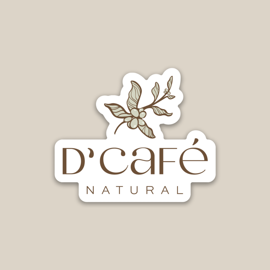 D'Café Natural Sticker